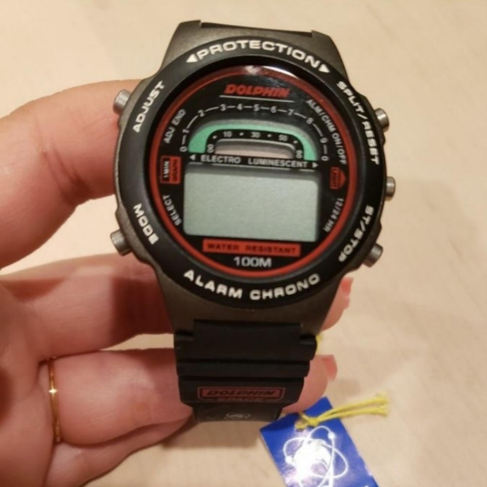Dolphin watch black